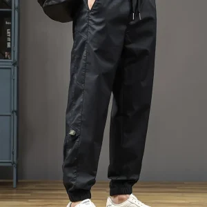 Men's Casual Harajuku Sle Trousers Qui Dry Workwear Loose Fit Large Size Sport Long Pants Autumn 2024 New Sle - AliExpress Pants