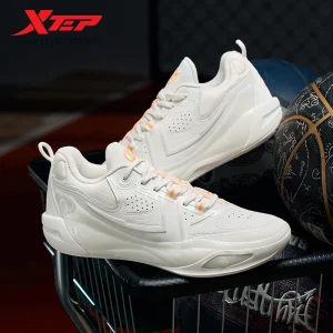 Xtep Basketball Shoes For Men  Winter Shock Absorption Sports Shoes Comfortable Low Top Sneakers 876419120007 - AliExpress Sneakers