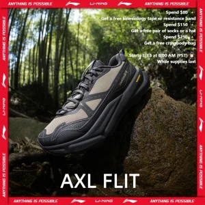 Li-Ning Men's AXL FLIT Outdoor Hiking Shoes BOOM Cushion Lightweight High Rebound LiNing Leisure Sneakers AHTV027 - AliExpress Sneakers