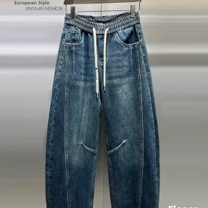 Men's Winter Casual Pants Thiened Fce Lined Drape Knife  Design Loose Fit Versatile Sle Cotton Blend Straight Leg - AliExpress Pants