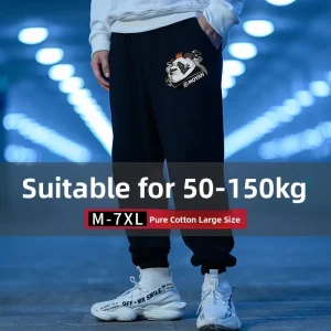Loose Fit Baskeall Sweatpants Men's plus Size Fce Lined Thiened Cuffed Long Trousers Trendy Brand Casual Pants - AliExpress Pants
