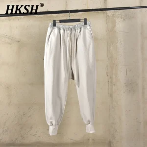 HKSH Autumn Winter New Men RO Y2K Origianl Desgin High Street Elegant Fashion Niche Cotton Loose Chic Casual Pants Ins HK6065 - AliExpress Pants