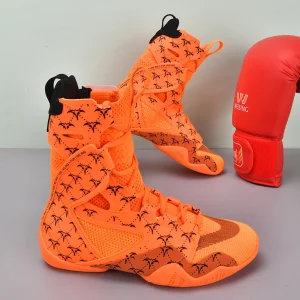 Professional Men's Wrestling Shoes, High Top Combat Training Shoes, Comfortable and Lightweight Boxing Shoes for Men - AliExpress Sneakers
