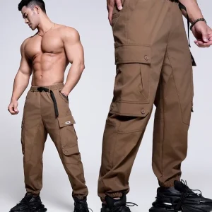 Loose Long Tee-Proof Paratrooper Pants Casual Cargo Trousers Spring Autumn Functional Windproof Waterproof Men's Clothing - AliExpress Pants