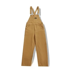 OKONKWO Canvas Workwear Overalls Men Women Couple Style Amekakashi Utility Pants Loose Fit Long Trousers Fashion Urban Cotton - AliExpress Pants