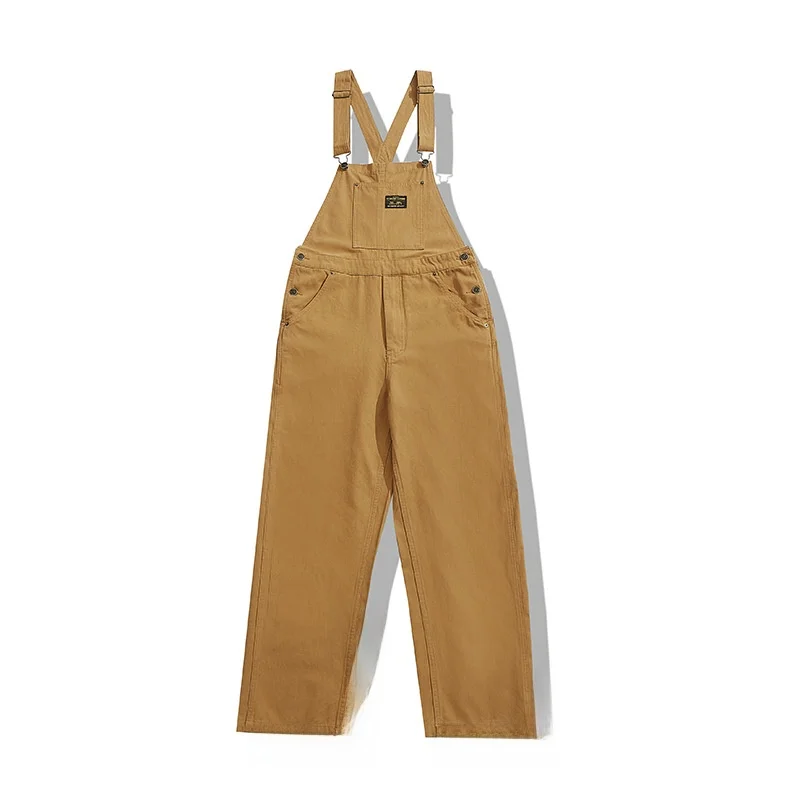 OKONKWO Canvas Workwear Overalls Men Women Couple Style Amekakashi Utility Pants Loose Fit Long Trousers Fashion Urban Cotton - AliExpress Pants