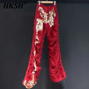 HKSH Spring Autumn New Man Unisex Tide Original Design Safari Style Fashion Waste Land Loose Casual Chic Casual Pants Ins HK5580 - AliExpress Pants