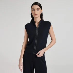 BC1044 Luxury womens Clothing 30% silk 70% wool Sweater spring summer sleeveless Knitted cardigan - AliExpress Sweaters&Jumpers