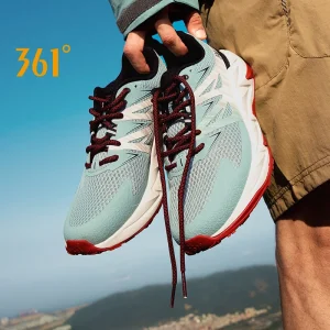 361 Degrees Yushan 2.0 Men Running Shoes New Leather Hiking Cushioning Light Breathable Outdoor Jogging Male Sneakers 672512234 - AliExpress Sneakers
