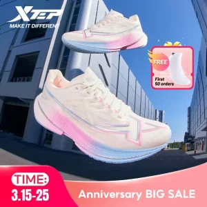 Xtep Shyft 1.0 Running Shoes for Female Durability Combat Breathable Cushion Shock Absorption Stability Sneakers 875318110084 - AliExpress Sneakers