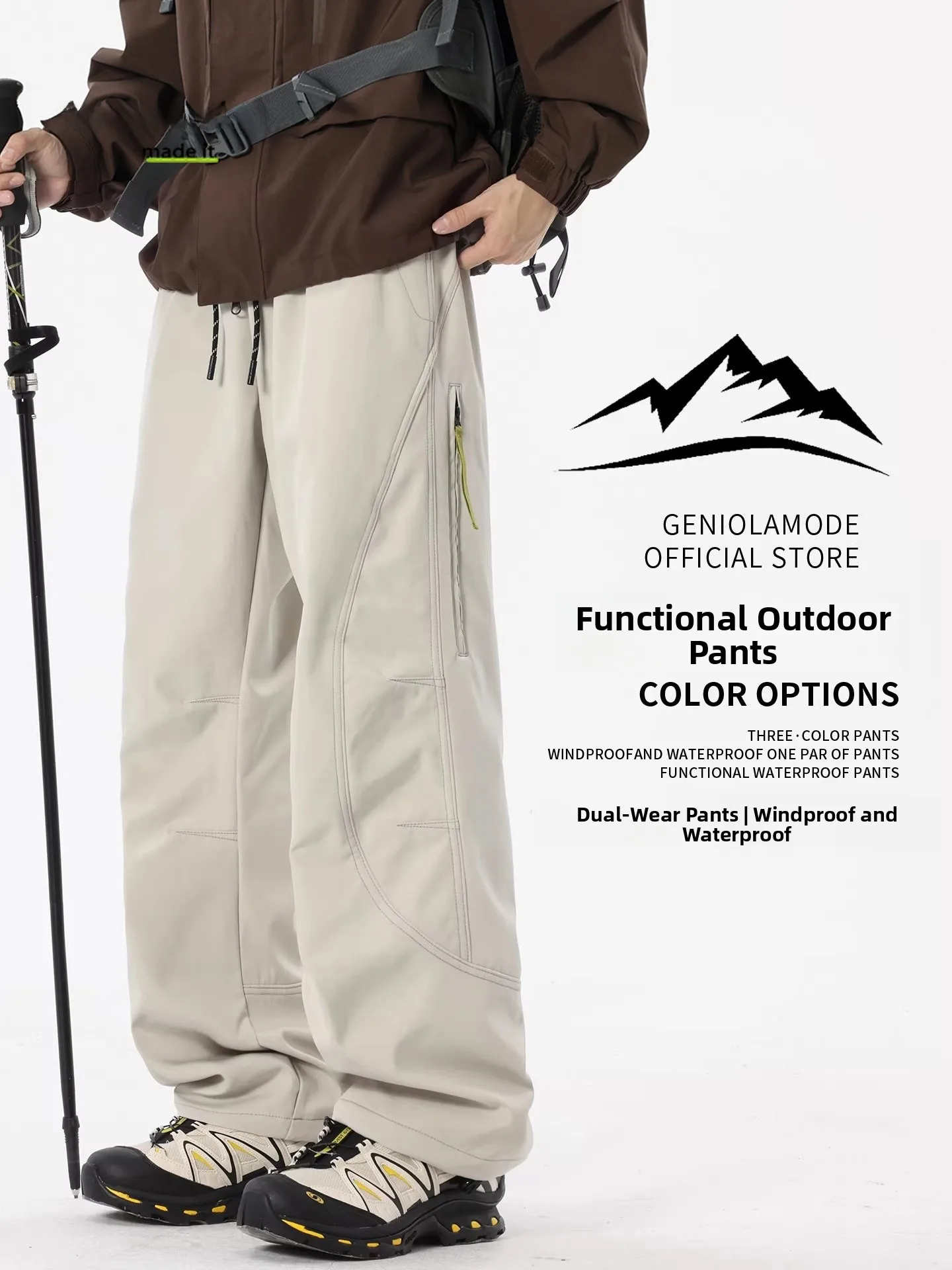 MMOPTOP Spring New Loose Outdoor Casual Pants Men's American Sle Hiking Workwear Qui Dry Straight Leg Polyester Fiber - AliExpress Pants