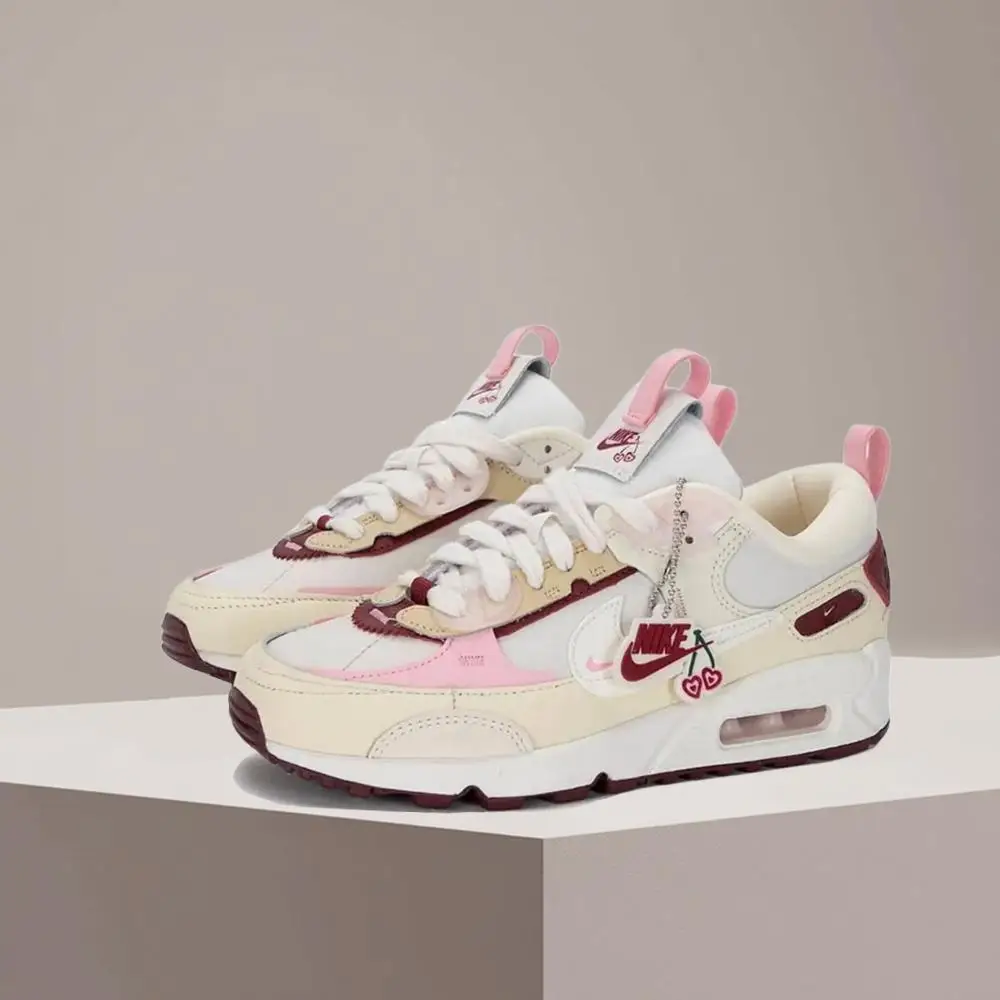 Nike Air Max 90 Classic Women's Running Shoes - Slip-Resistant, Durable, Lightweight, Comfortable for Daily Wear FD4615-111 - AliExpress Sneakers