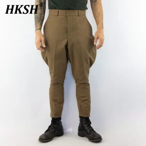 HKSH Spring Autumn New Man Tide Knight Oversized Casual Niche Design Multi Pocket Zipper High Street Chic Ins Cargo Pants HK4864 - AliExpress Pants