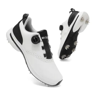 Professional Non Slip Spikes Golf Sneakers Men Quick Lacing Golfer Footwear Big Size 40-47 Golf Shoes Outdoor Golfing Sneakers - AliExpress Sneakers