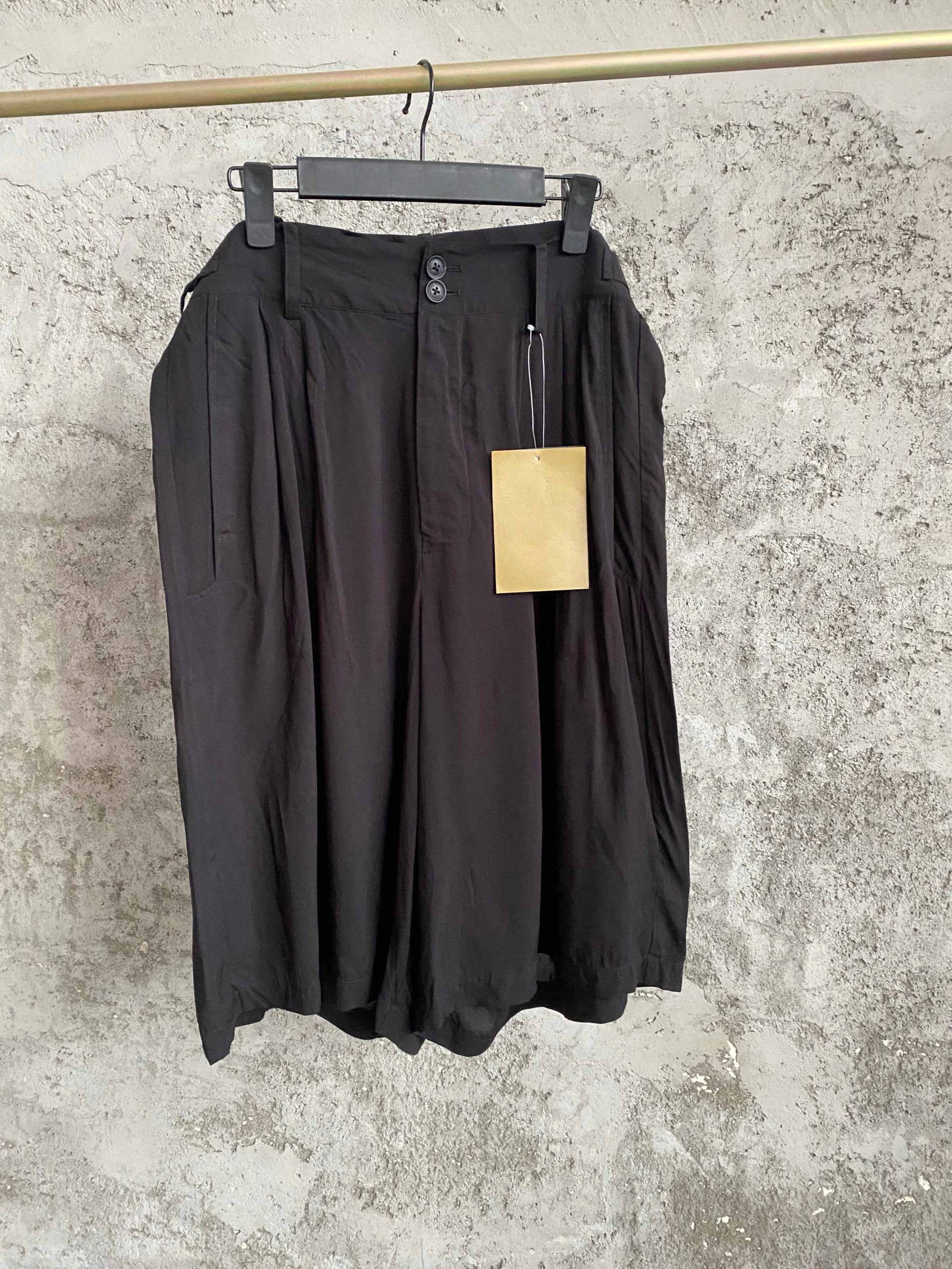 TOP-YAMAMOTO wide-leg pants wool 80% deconstructed high-waisted dark style design - AliExpress Pants