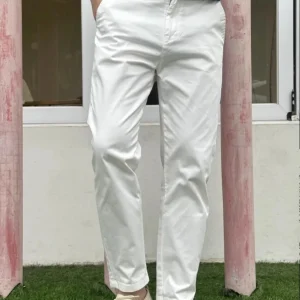 High-End White Fce-Lined Straight Leg Men's Casual Pants Versatile Autumn Winter Faionable Trousers for Men - AliExpress Pants