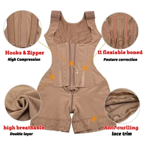 Body shaping women's hip and chest lifting double layered open crotch nylon high waisted 4-row buckle shapewear pants - AliExpress Jumpsuits&Rompers