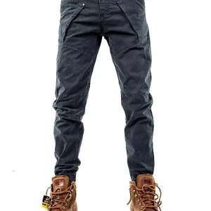 Yezoe Men's Casual Pants Elastic Slim Straight Leg Trousers Trendy Workwear American Sle Cotton Polyester Spring Autumn - AliExpress Pants