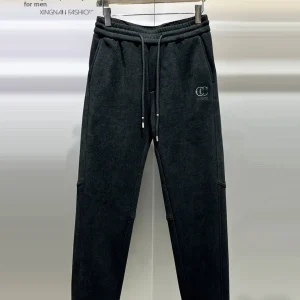 Men's Winter Thickened Fleece Lined Sports Casual Pants Warm Casual Trousers Slim Fit Elastic Waistband Plain Color Long Trou... - AliExpress Pants