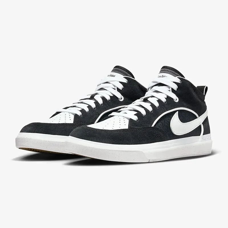 Nike's New Wear-Resistant, Comfortable, Strong Grip Outdoor Mid-Top Sneakers for Men and Women, Black Classic Color Scheme, Versatile Style for Daily Use, Thin-Soled Skate Shoes, Sb React Leo Lightweight and Simple Design, Commuter Casual Flat Shoes, a Must-Have for Skateboard Enthusiasts, Dx4361-001 - AliExpress Sneakers