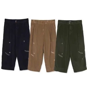 Retro Embroidered Loose Fit Corduroy Pants for Men Youthful Vitali Sle Youth Autumn Faion Casual Wear All Seasons - AliExpress Pants