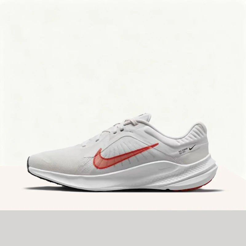 Nike Quest 5 Men's Low-Top Casual Running Shoes - Red/White Comfortable, Durable, Breathable Support DD0204-007 - AliExpress Sneakers