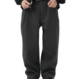 MIDUPDATE 2025 Autumn Winter Men's Casual Pants Vintage Straight Leg Polyester Fiber mid Waist Zipper Commuting Leisure Trousers - AliExpress Pants