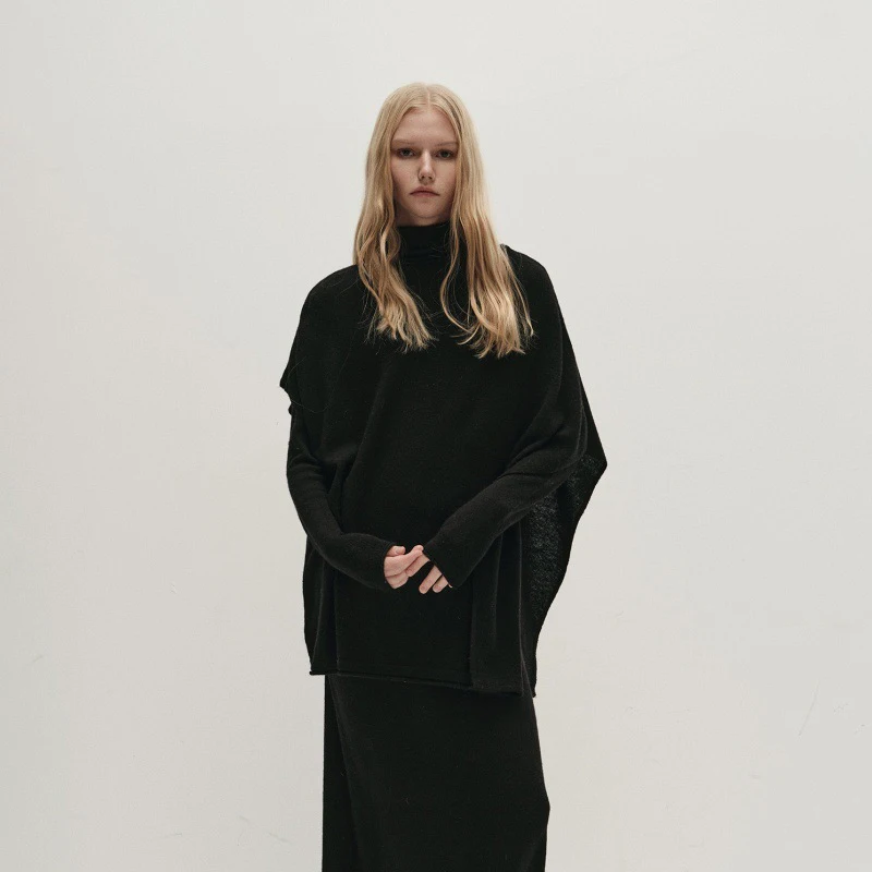 Nordic mat VKC Sle Loose Batwing Sve Knitted Sweater Ele Autumn Winter Coat Casual Comfortable Women's Faion - AliExpress Sweaters&Jumpers