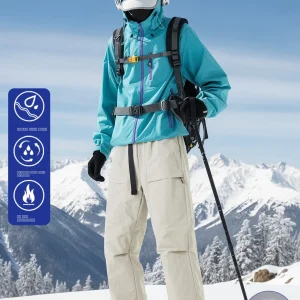 Wassup Dozen Men's Outdoor Paratrooper down Pants Casual Trousers Winter Warm Waterproof Workwear Loose Long Trousers - AliExpress Pants