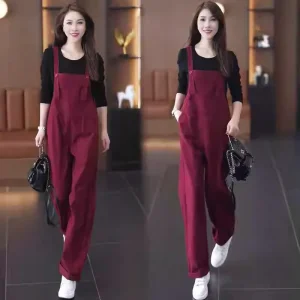 Women's Denim Overalls Spring Autumn Thin Loose Slimming ort Straight Leg Wide Leg Strapl Jumpsuit High Waist Long Pants - AliExpress Jumpsuits&Rompers