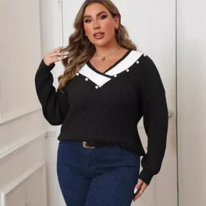 Loose V-Ne Pullover Sweater Color Blo Large Size Women's Cleanfit Sle Inner Wear Ultra Thin Winter Faion Ladies' Knit... - AliExpress Sweaters&Jumpers