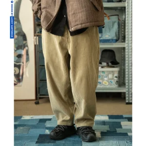 Japanese Retro Washed Thickened Velvet Warm Corduroy Wide Leg Pants for Men Loose Casual Pants for Men and Women - AliExpress Pants