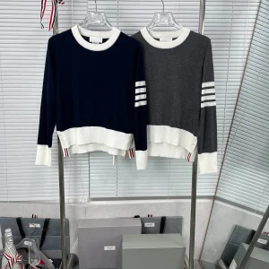 Color Block Crew Neck Pullover Sweater Casual Versatile Spring Autumn New Style Simple College Style Top Women's Fashion - AliExpress Sweaters&Jumpers