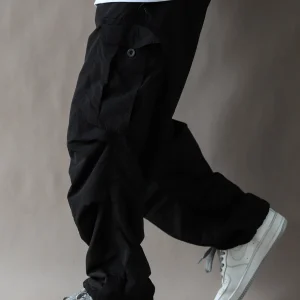 Thiened Fce Lined Retro Work Trousers Men Loose Casual Bla Multi ket Long Pants Paratrooper Pants American Sle - AliExpress Pants