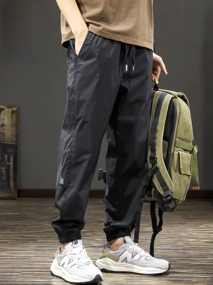 Men's Casual Pants Summer New Sle Qui Dry Spor Trousers Faionable Urban Loose Fit Cargo Pants Straight Leg - AliExpress Pants