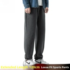 Extra Long Men's Cotton Sweatpants Dstring Loose Fit Spor Trousers Faionable Urban Sle Large Size Spring Season - AliExpress Pants
