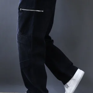 Loose Straight Leg Cotton Work Pants Men's Casual Trousers American Logging Sle Worn White Pure Cotton Retro Long Pants - AliExpress Pants