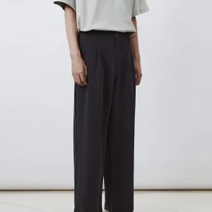 H&M Men's Casual Loose Fit Straight Leg Pants Spring Sle Comfortable Straight Tube Trousers Daily Wear Polyester Blend - AliExpress Pants
