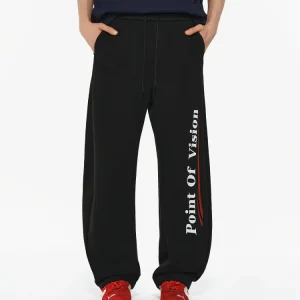 ATRY Men's Bla Casual Pants Loose Wide Leg Long Trousers American Sle Spring Summer New Faion Sport Sweatpants - AliExpress Pants