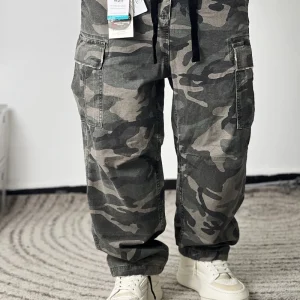 Retro Camouflage Cleanfit Loose Workwear Paratrooper Pants Multi-ket Worn Durable Cotton Casual Trousers for Teens - AliExpress Pants
