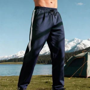 Air Layer Sports Pants Men's Loose Long Trousers Fitness Running Casual Sweatpants Youthful Vitality Fashionable Brand - AliExpress Pants