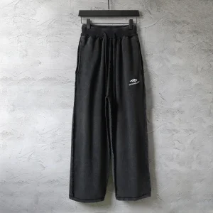 BCLENEICAC New Embroidered Letter Loose Straight Leg Pants Casual Long Trousers Paris Sle ex Comfortable Fit Casual Pants - AliExpress Pants