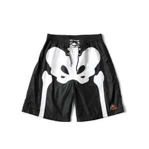KAPITAL 24SS Casual Bone Nylon Me Breathable Elastic Five-Point orts Straight Leg Pants Loose Fit Tee-acetate Fiber - AliExpress Pants