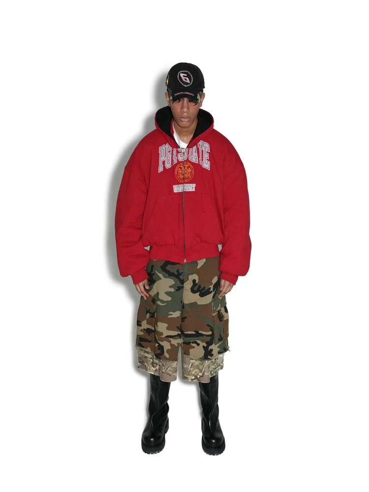 Limited Edition Retro Camo Distred Loose Streetwear Couples 7/8 Pants HA7MS 25SS Vintage Sle Casual Trousers - AliExpress Pants