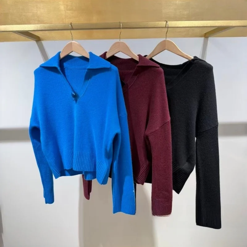 V-Ne Long Sve Knitted Top Women's Faion oulder-Drift Sle Premium Quali Autumn Winter New Arrival - AliExpress Sweaters&Jumpers