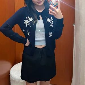 Ele Knitted Long Sve round Ne Cardigan with  Knot Flower Beads Women's Ultra-Thin Summer Sweater - AliExpress Sweaters&Jumpers