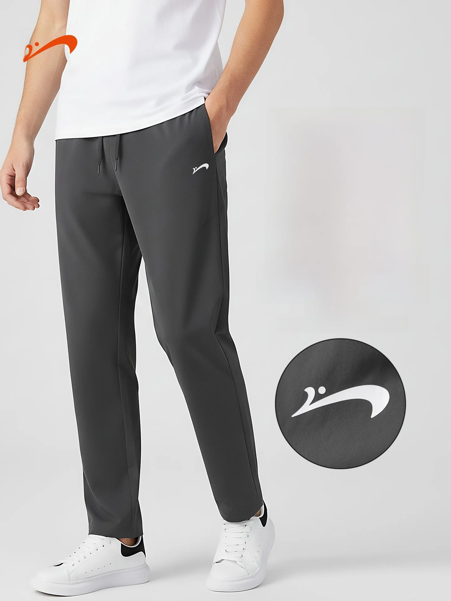Guiren 2026 Spring New Men's Loose Fitn Sports Pants Straight Casual Qui Dry Long Trousers Running Exercise Comfortable - AliExpress Pants