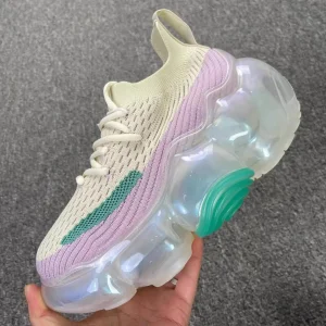2025 New Japanese Air Cushion Thick Bottom Women's Sports Shoes Woven Mesh High Top Jelly Casual Sports Shoes High Quality Y2K - AliExpress Children's Shoes