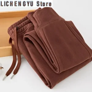 Spring Winter New American Retro 470G Heavyweight Sweatpants Men's Simple 100% Cotton Drawstring Casual Sports Ankle-tied Pants - AliExpress Pants