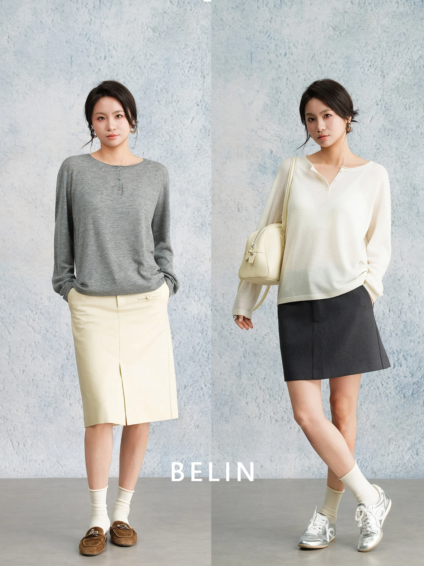 Belin mat Sle Women's Knitted Woolen Long Sve Loose Fit Top Thin Outerwear Spring 2026 Breathable Comfortable - AliExpress Sweaters&Jumpers